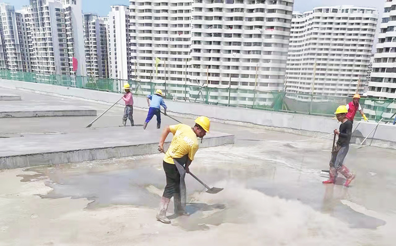 海南大隆E智谷应用科洛混凝土自防水